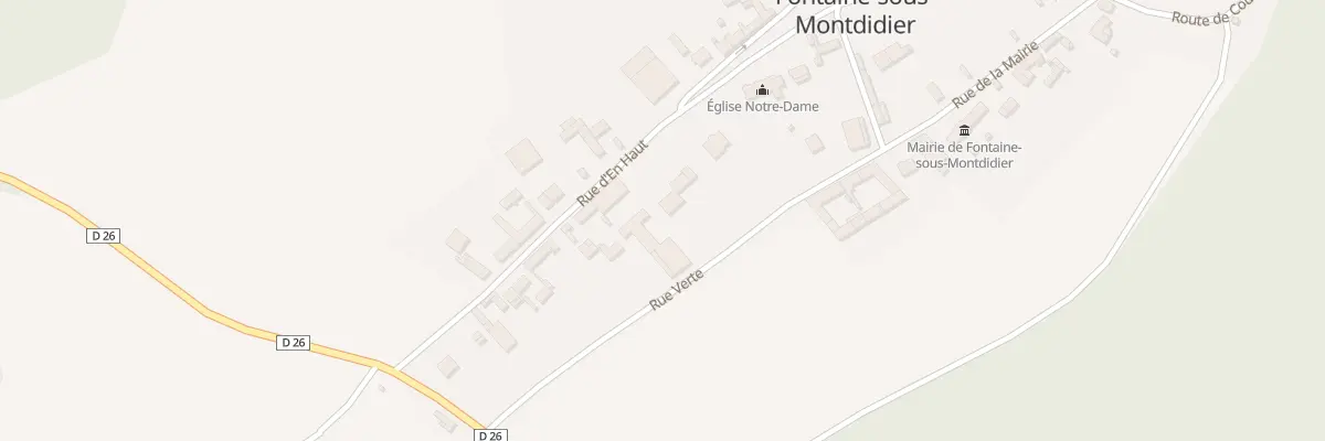 Plan du 135 Rue d’En Haut à Fontaine-sous-Montdidier