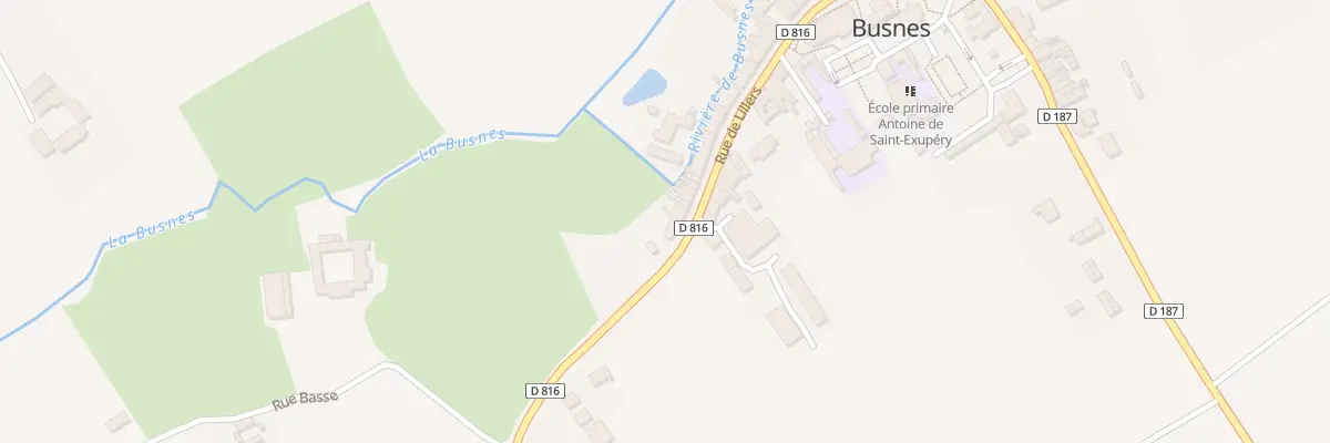 Plan du 270 Rue de Lillers à Busnes