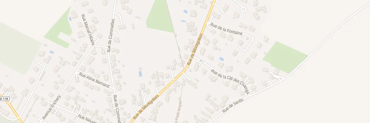 Plan du 51 Rue de Montgrésin à Orry-la-Ville