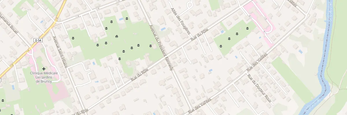 Plan du 54 Rue du Rôle à Brunoy