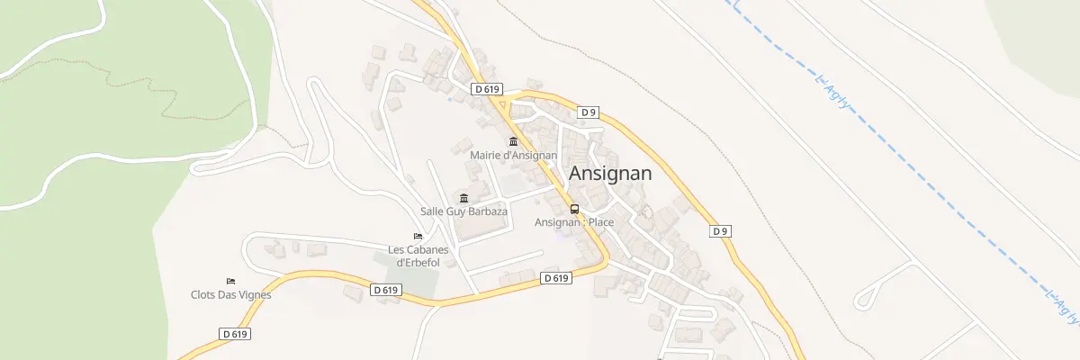 Plan du 6050 Av de l’Hotel de Ville à Ansignan
