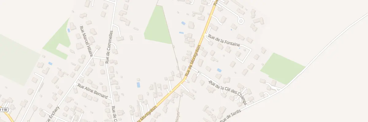 Plan du 53 Rue de Montgrésin à Orry-la-Ville