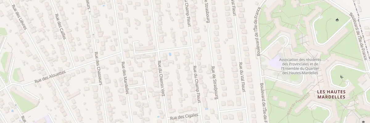 Plan du 45 Rue du Champfleuri à Brunoy