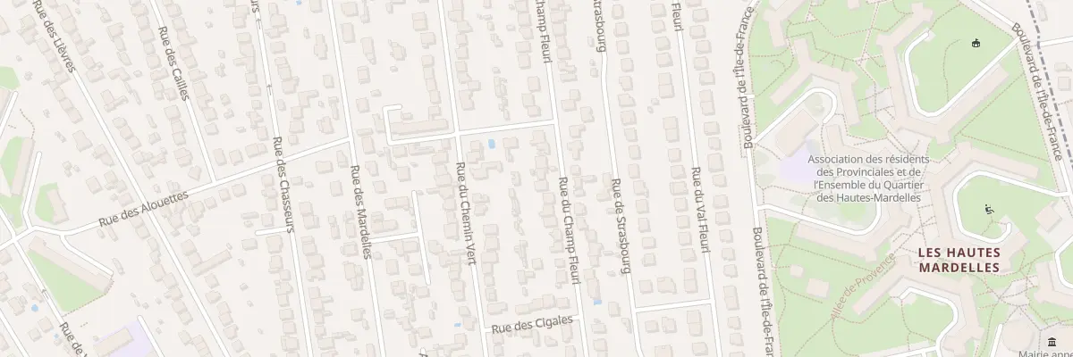 Plan du 43 Rue du Champfleuri à Brunoy