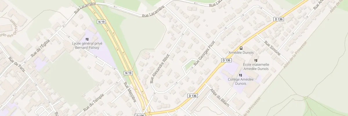 Plan du 12 Rue Alexandre Ribot à Boissy-Saint-Léger