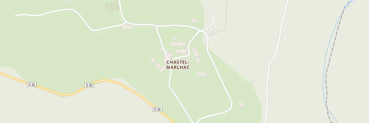 Plan du 5021 Chastel au Monteil