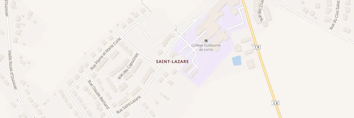 Plan du 36 Rue de Saint Lazare à Lorris