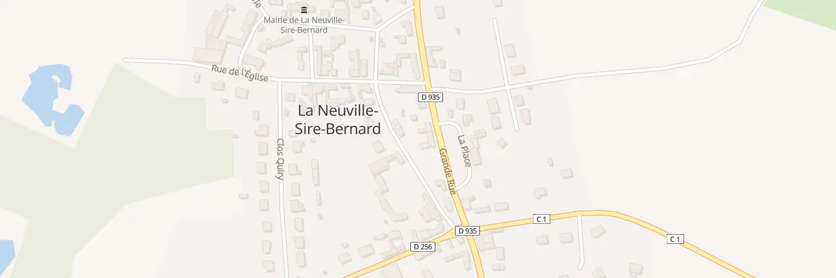 Plan du 7 Vc Grande Rue à La Neuville-Sire-Bernard