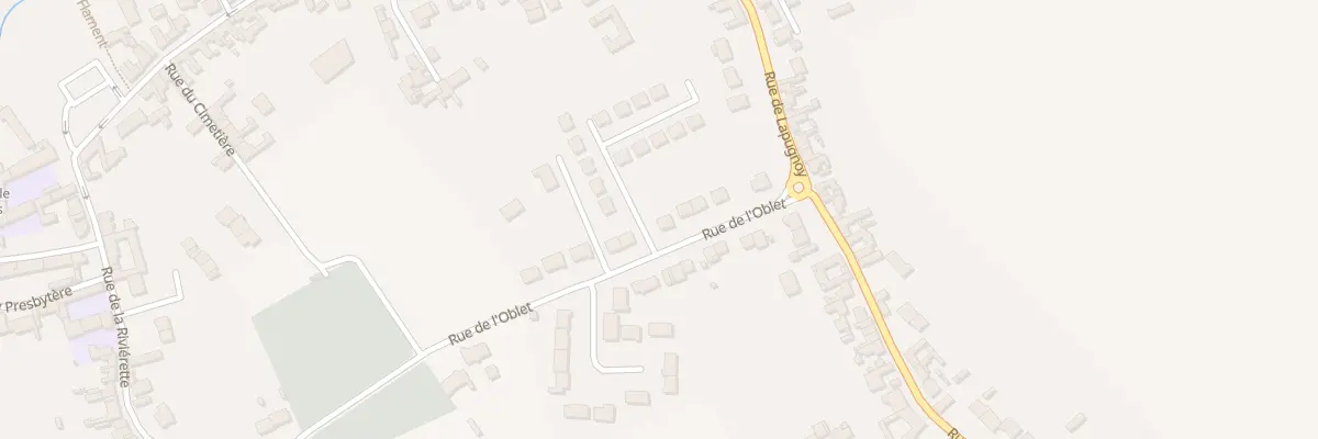 Plan du 8 Rue de l’Oblet à Allouagne