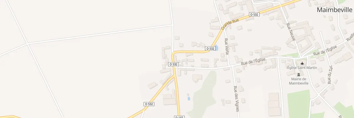 Plan du 4 Gr Grande Rue à Maimbeville