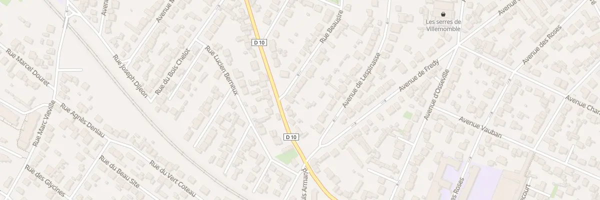 Plan du 47 Rue Beausire à Villemomble