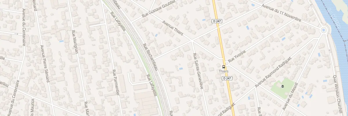 Plan du 2T Rue du Vallon à Saint-Maur-des-Fossés