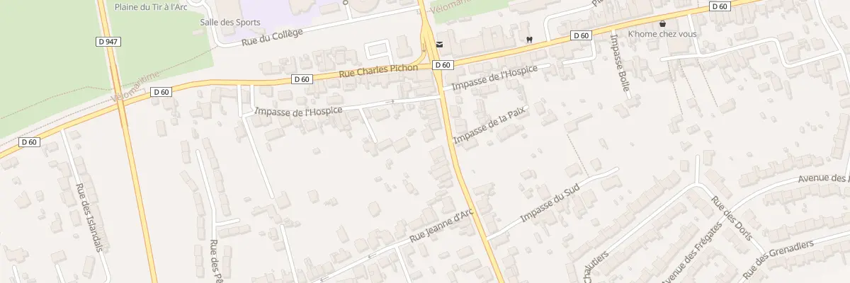 Plan du 24 Rue Pierre Decock à Bray-Dunes