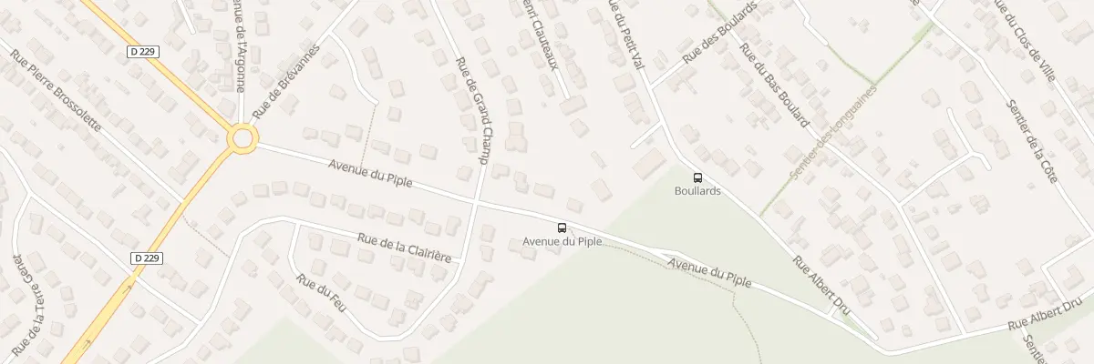 Plan du 19 Av du Piple à Sucy-en-Brie
