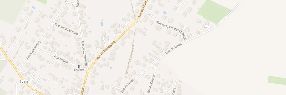 Plan du 31 Rue de Senlis à Orry-la-Ville