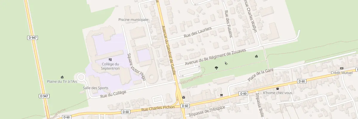Plan du 106 Av du Gen de Gaulle à Bray-Dunes