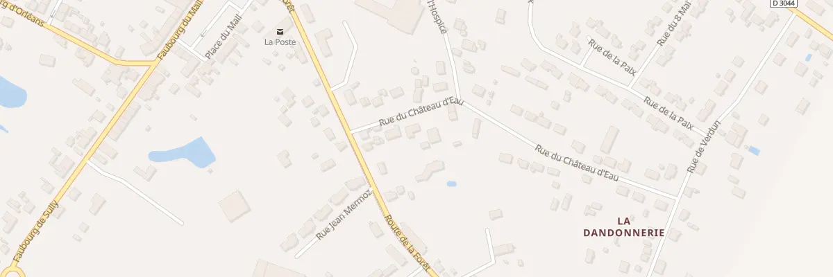 Plan du 2B Rue du Château d’Eau à Lorris