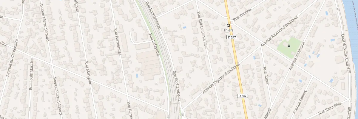Plan du 16T Rue Rochambeau à Saint-Maur-des-Fossés