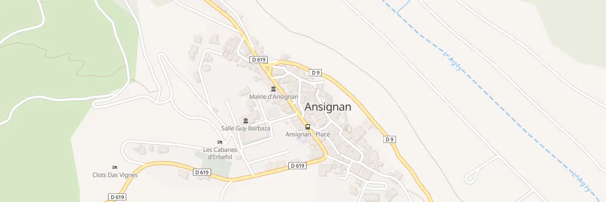 Plan du 21 Le Village à Ansignan