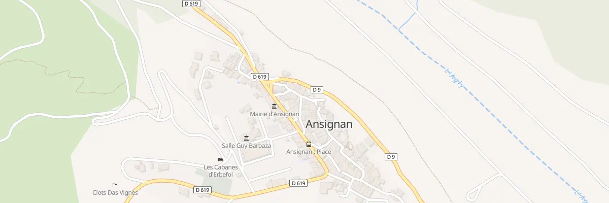 Plan du 19 Le Village à Ansignan