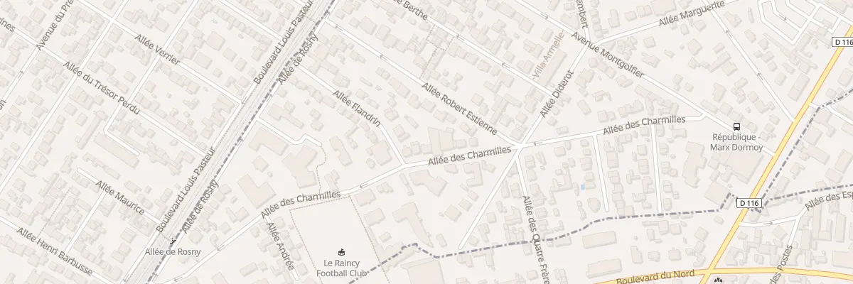 Plan du 45 All des Charmilles à Livry-Gargan
