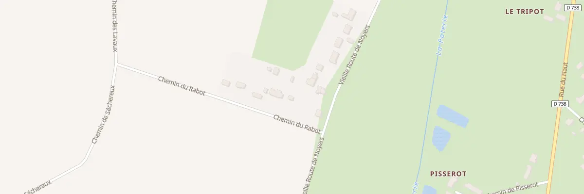 Plan du 5358 Le Rabot à Noyers