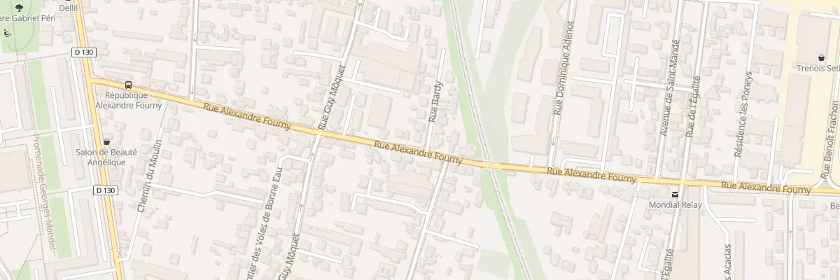 Plan du 1 Rue Bardy à Champigny-sur-Marne