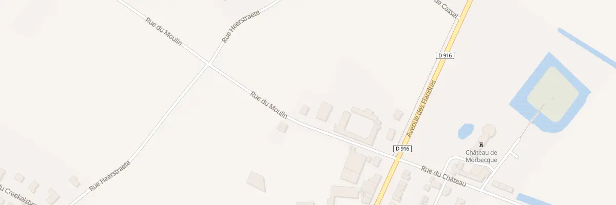 Plan du 4 Rue du Moulin à Morbecque