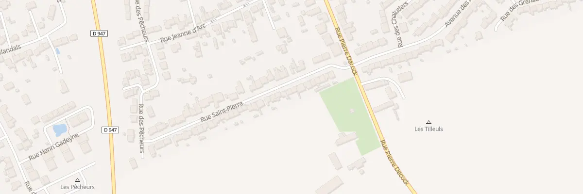 Plan du 17 Rue Saint-Pierre à Bray-Dunes