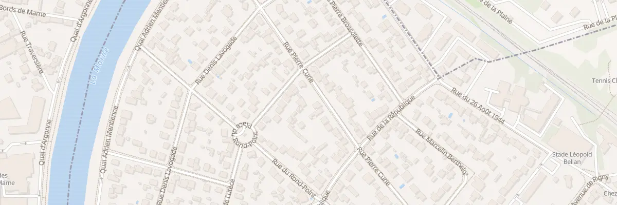 Plan du 28 Rue Pierre Curie à Bry-sur-Marne