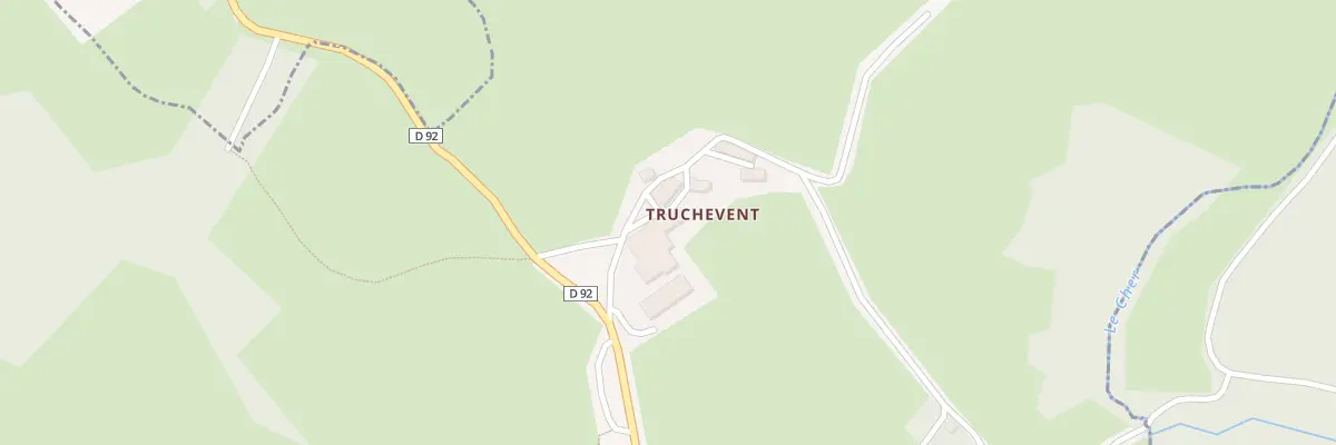 Plan du 2 Truchevent à Auzances