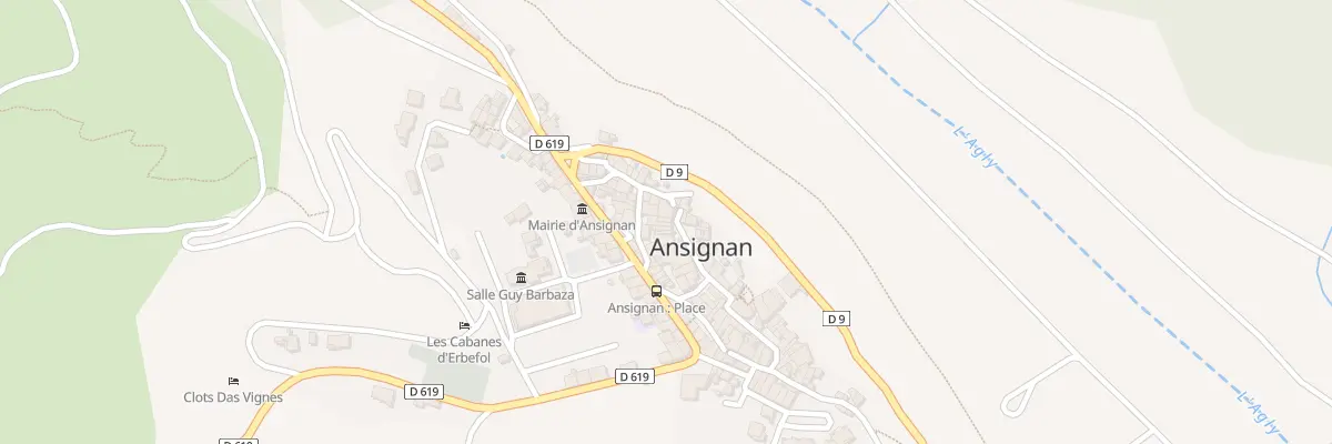 Plan du 34A Le Village à Ansignan
