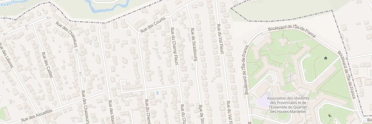 Plan du 62 Rue du Champfleuri à Brunoy