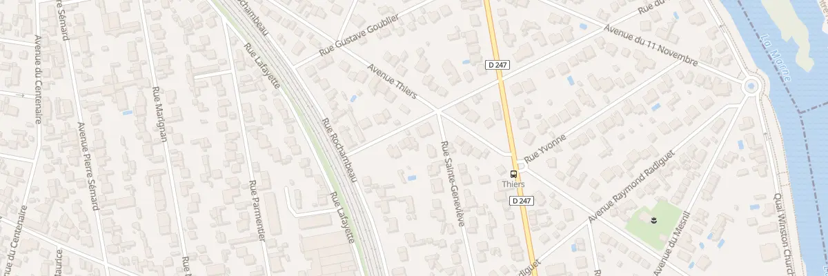Plan du 6 Rue du Vallon à Saint-Maur-des-Fossés