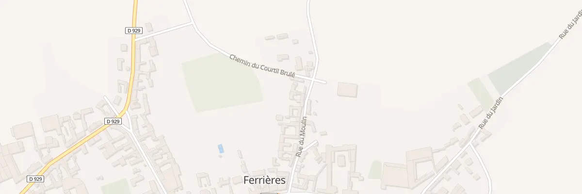 Plan du 17 Rue du Moulin à Ferrières