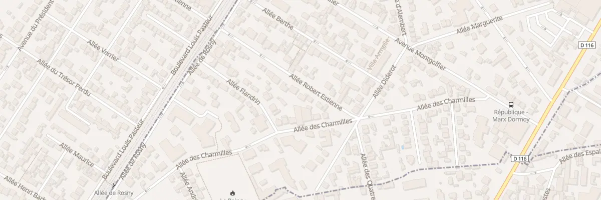 Plan du 30 All Robert Estienne à Livry-Gargan