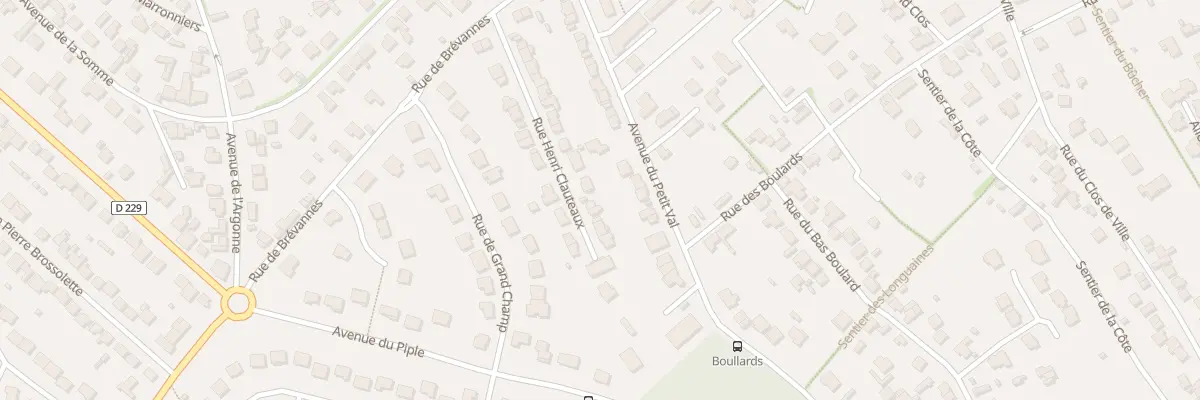 Plan du 23 Rue Henri Clauteaux à Sucy-en-Brie