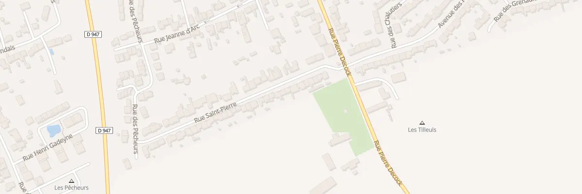 Plan du 15 Rue Saint-Pierre à Bray-Dunes