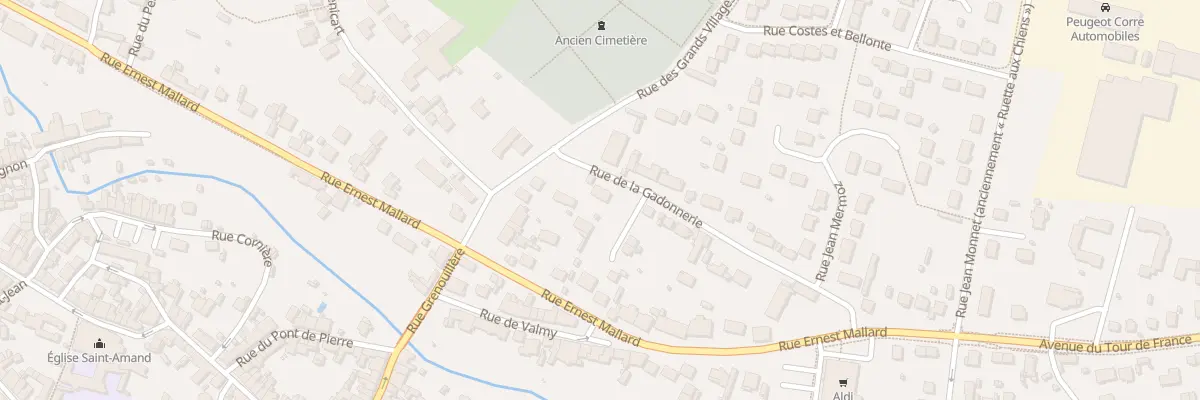 Plan du 6B Rue de la Gadonnerie à Saint-Amand-Montrond