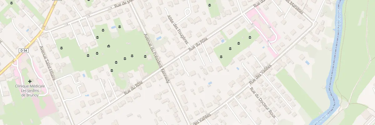 Plan du 60 Rue du Rôle à Brunoy