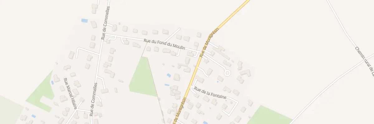 Plan du 67 Rue de Montgrésin à Orry-la-Ville