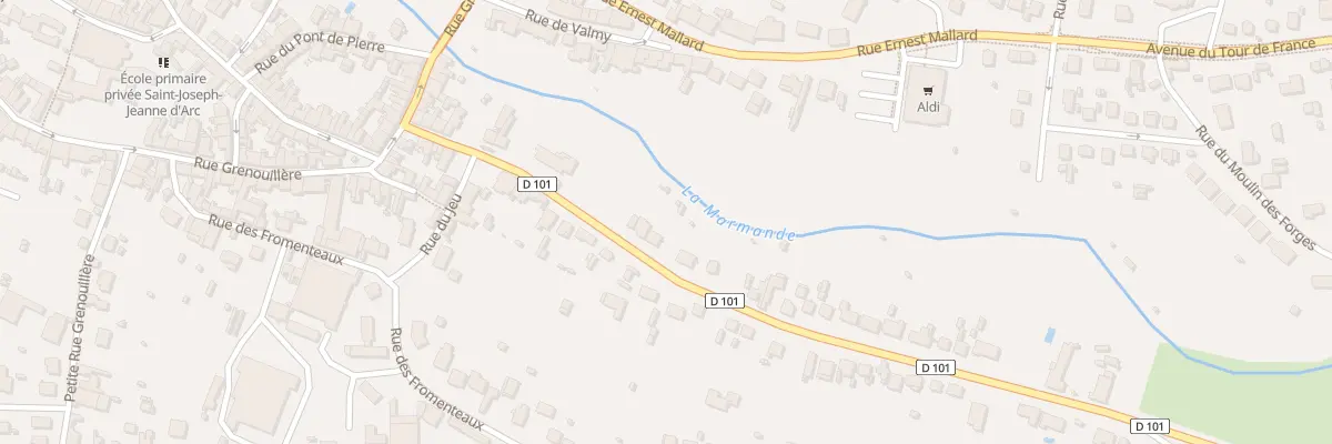 Plan du 17 Rue de la Ravoie à Saint-Amand-Montrond