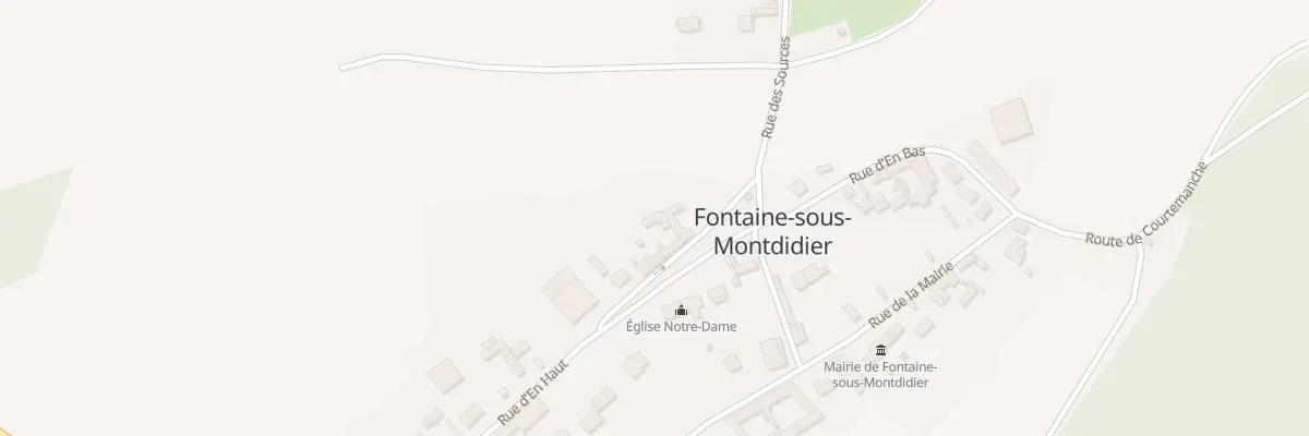 Plan du 70 Rue André Morel à Fontaine-sous-Montdidier