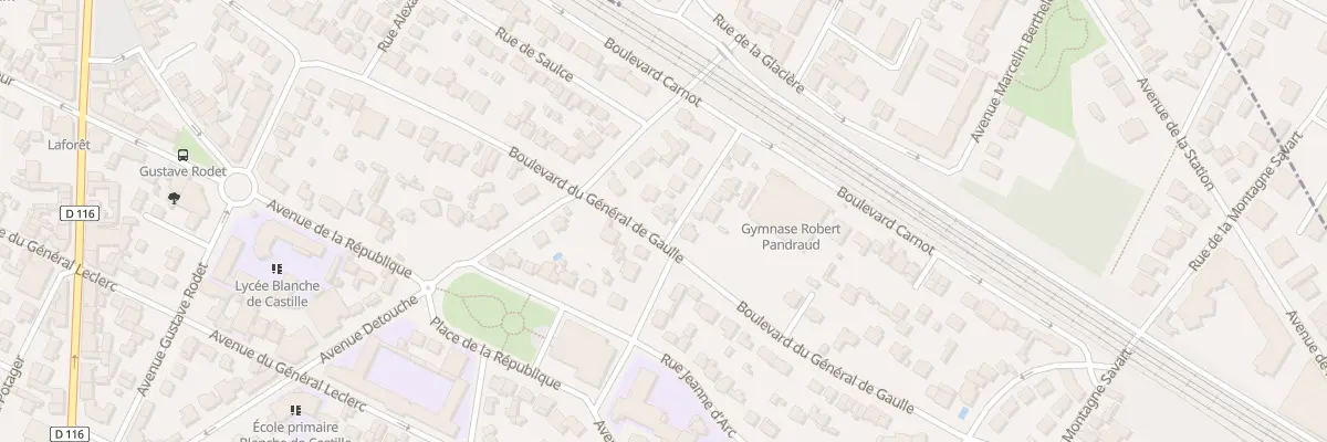 Plan du 53 Bd du Gen de Gaulle à Villemomble