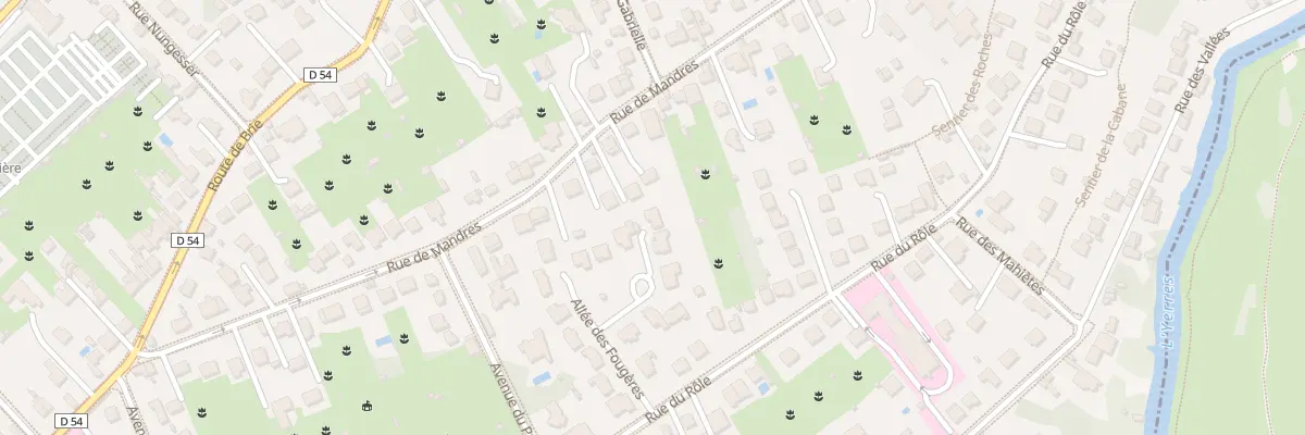 Plan du 14 Rue des Fougères à Brunoy
