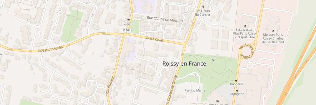 Plan du 3 Rue Dorval à Roissy-en-France
