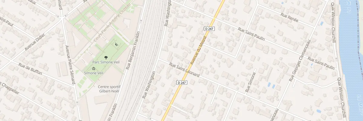 Plan du 3 Rue Saint-Léonard à Saint-Maur-des-Fossés