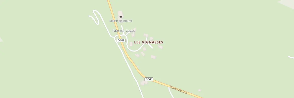 Plan du 5341 Les Vignasses à Mouret