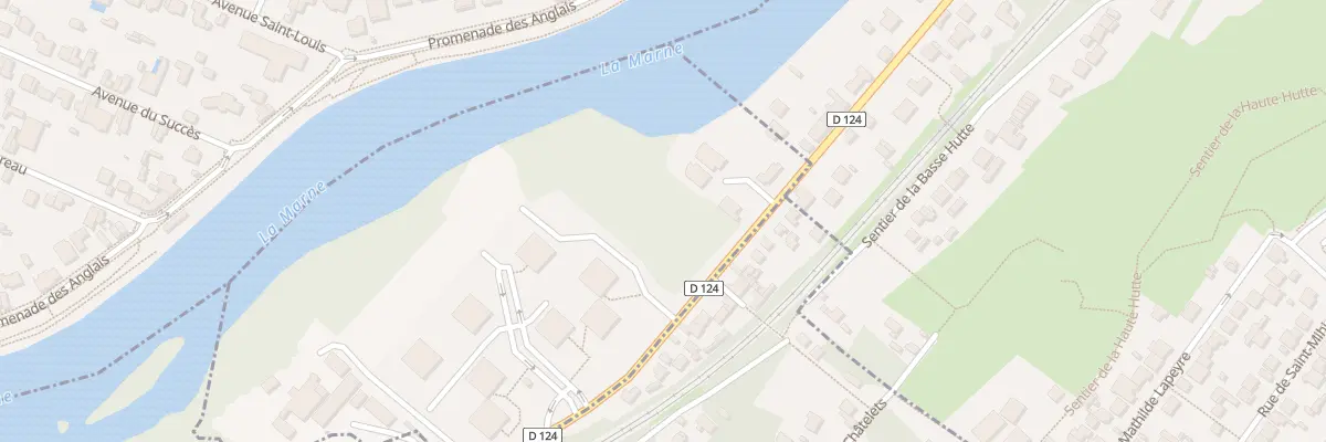 Plan du 7 All des Berges à Sucy-en-Brie