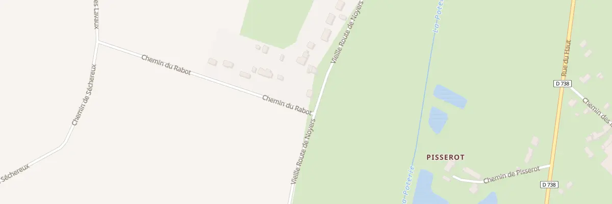 Plan du 2 Che du Rabot à Noyers